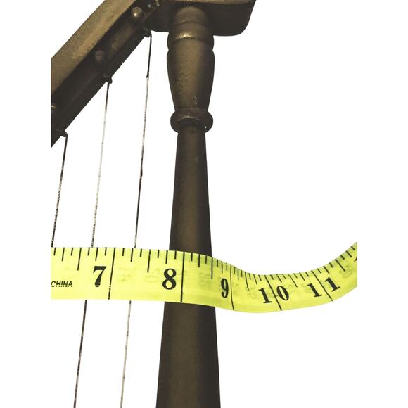 Vintage Wood Harp Planter Boxes - Elegant Home Decor - 18" - Picture 6 of 9